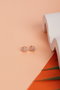Heliophilia Silver Pendientes de Plata de Ley 925 Rosa ELKMD50590R